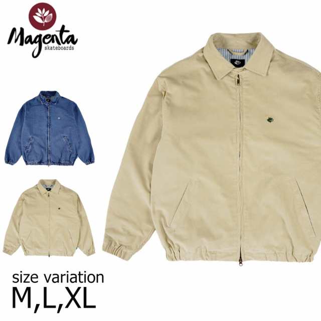 MAGENTA BASTILLE JACKET BEIGE DENIM マゼンタ ジャケット トップス　ストリート スケートボード スケボー 長袖  メンズ レディース｜au PAY マーケット